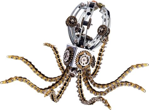 octopus metal bracket|mechanical octopus puzzle model kit.